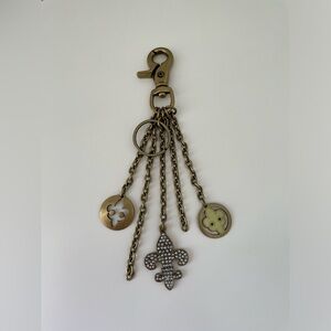 Kathy Van Zeeland Fleur-de-Lis Bag Charm